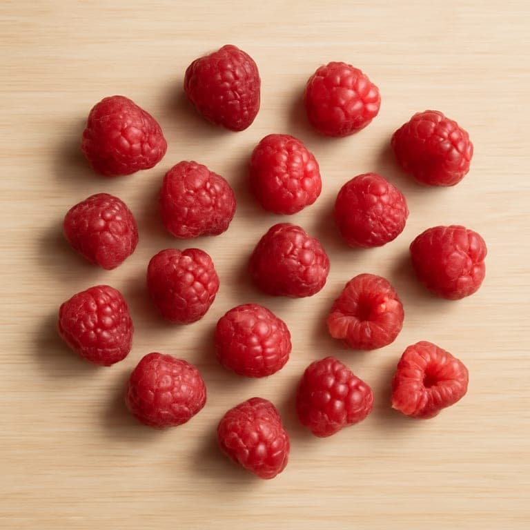 Baby-led weaning: whole ripe raspberries for 12 month old toddler