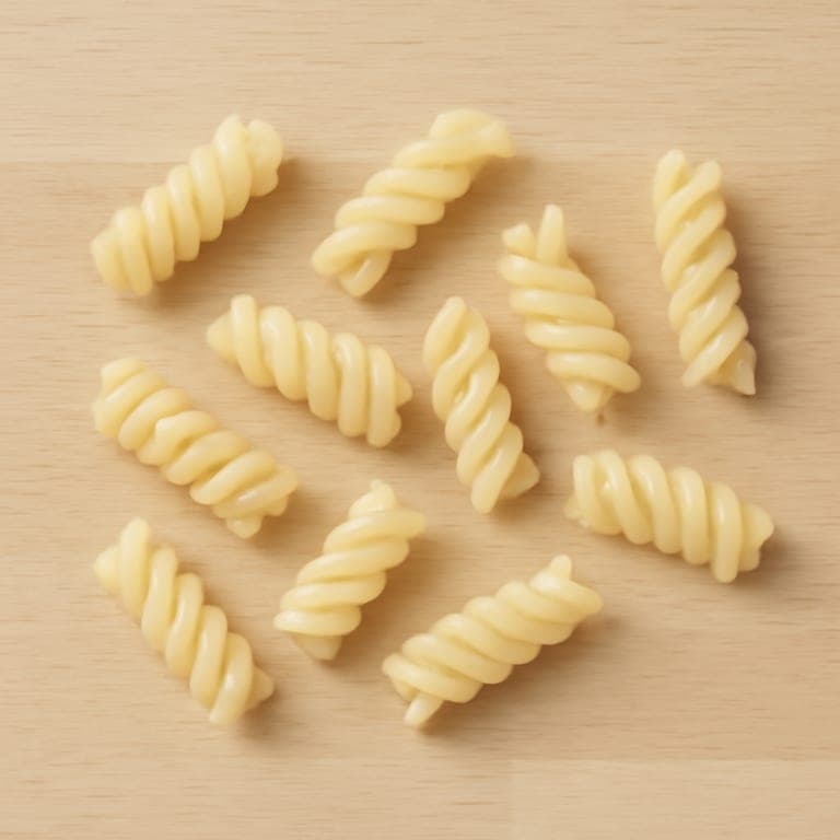 BLW rotini pasta cut for 9 month old baby