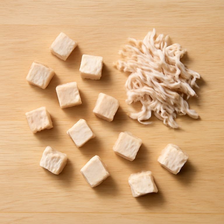 BLW bite-sized turkey cubes for 12 month old baby