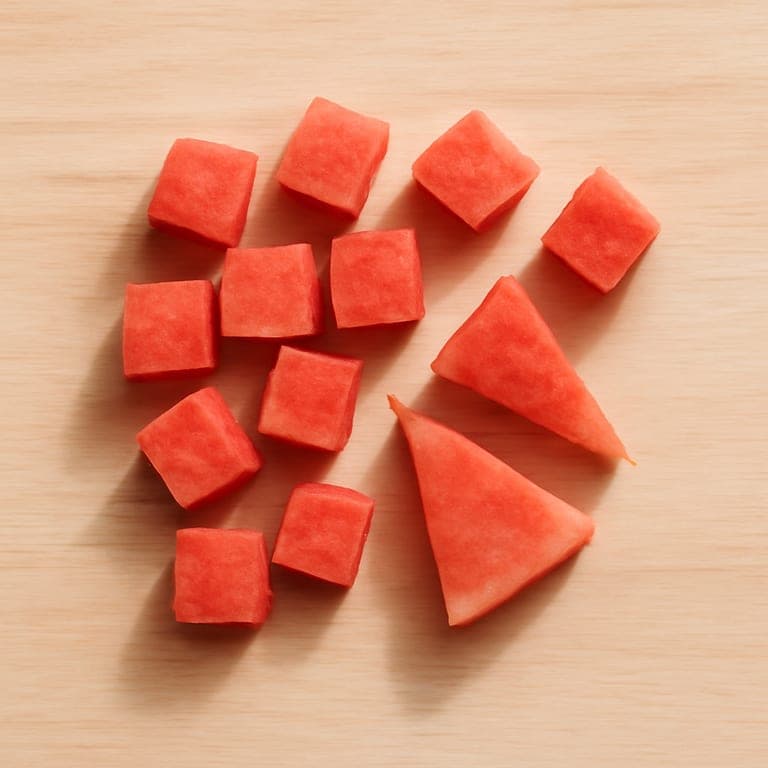 Watermelon cut for 12 month old toddler