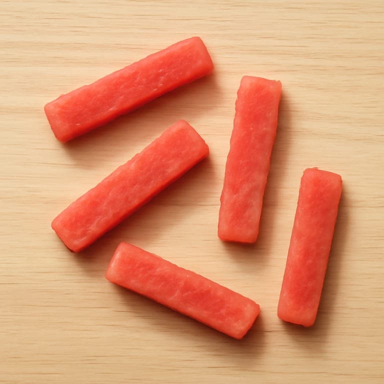 Baby-led weaning watermelon cut for 6 month old