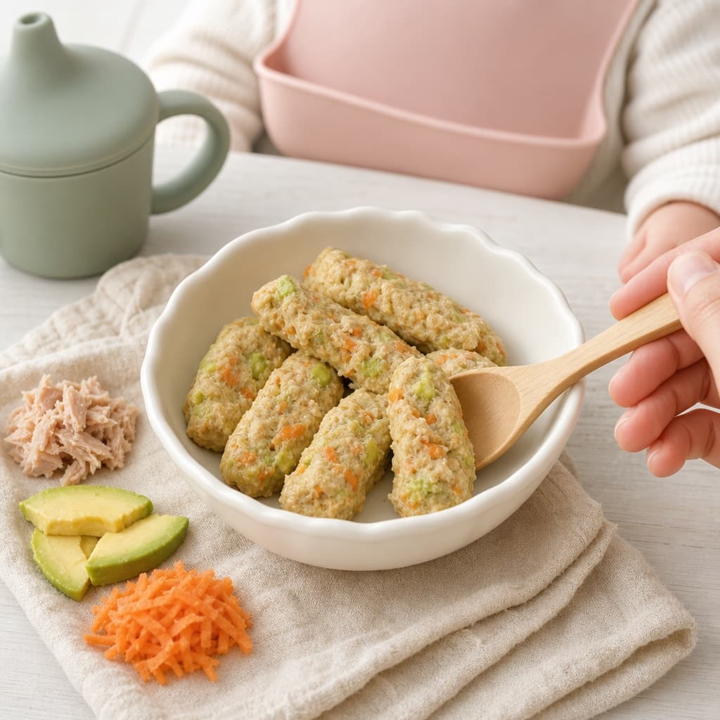 Avocado Tuna Mini Cakes
