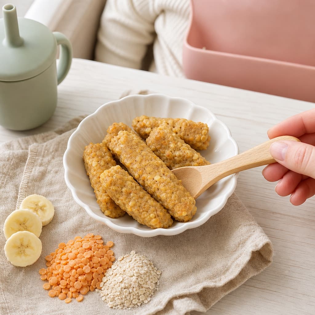 Banana Lentil Mini Bites