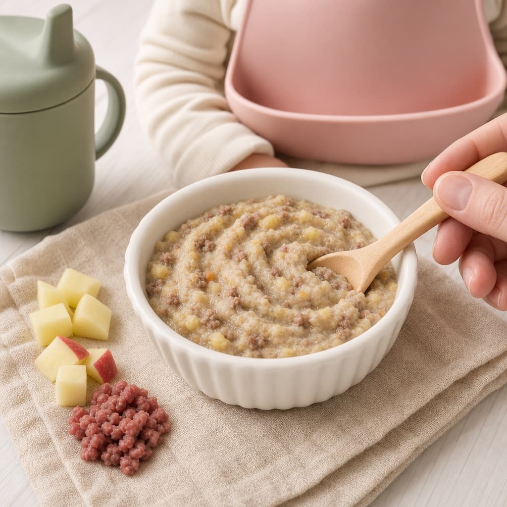 Beef Apple Potato Mash