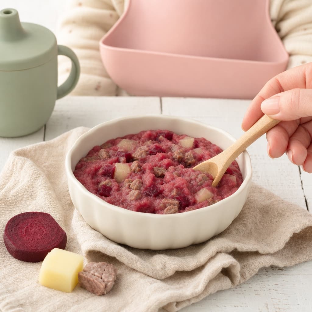 Beef Beetroot Potato Mash