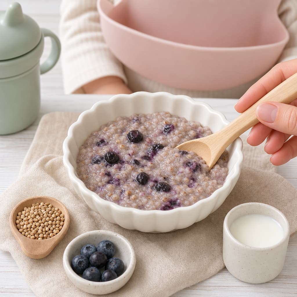 Blueberry Buckwheat Porridge