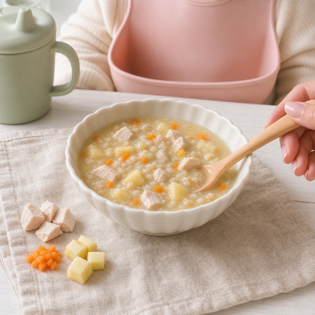 Chicken Apple Barley Soup