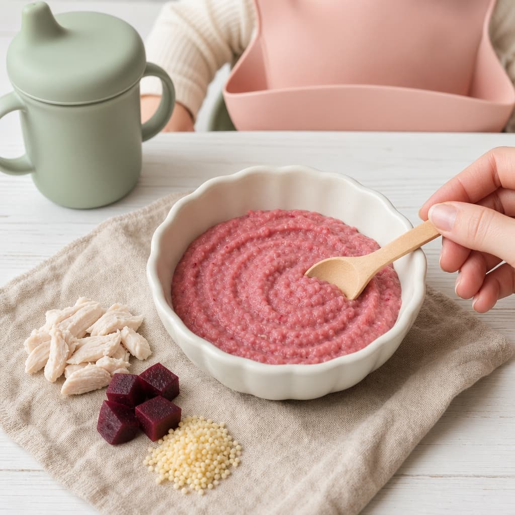 Chicken Beetroot Couscous Bowl
