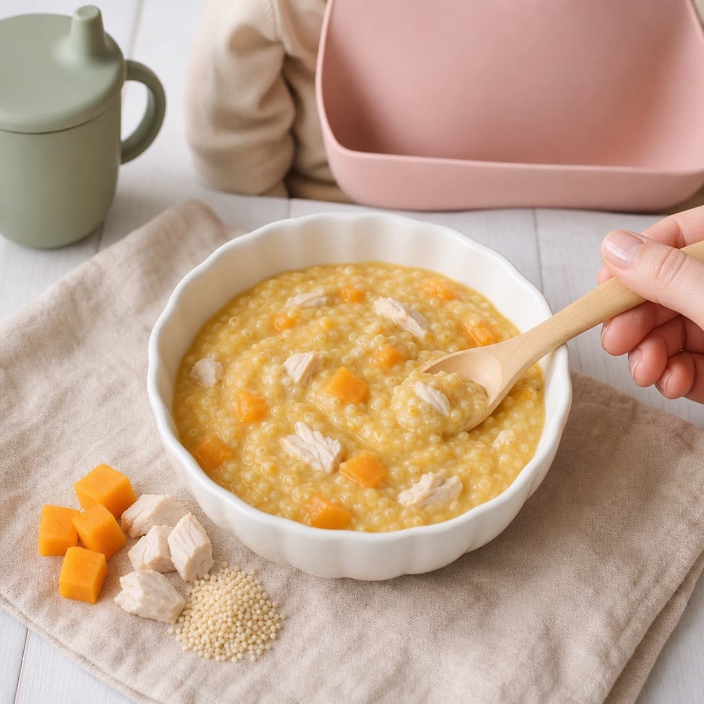 Chicken Butternut Couscous Soup Bowl