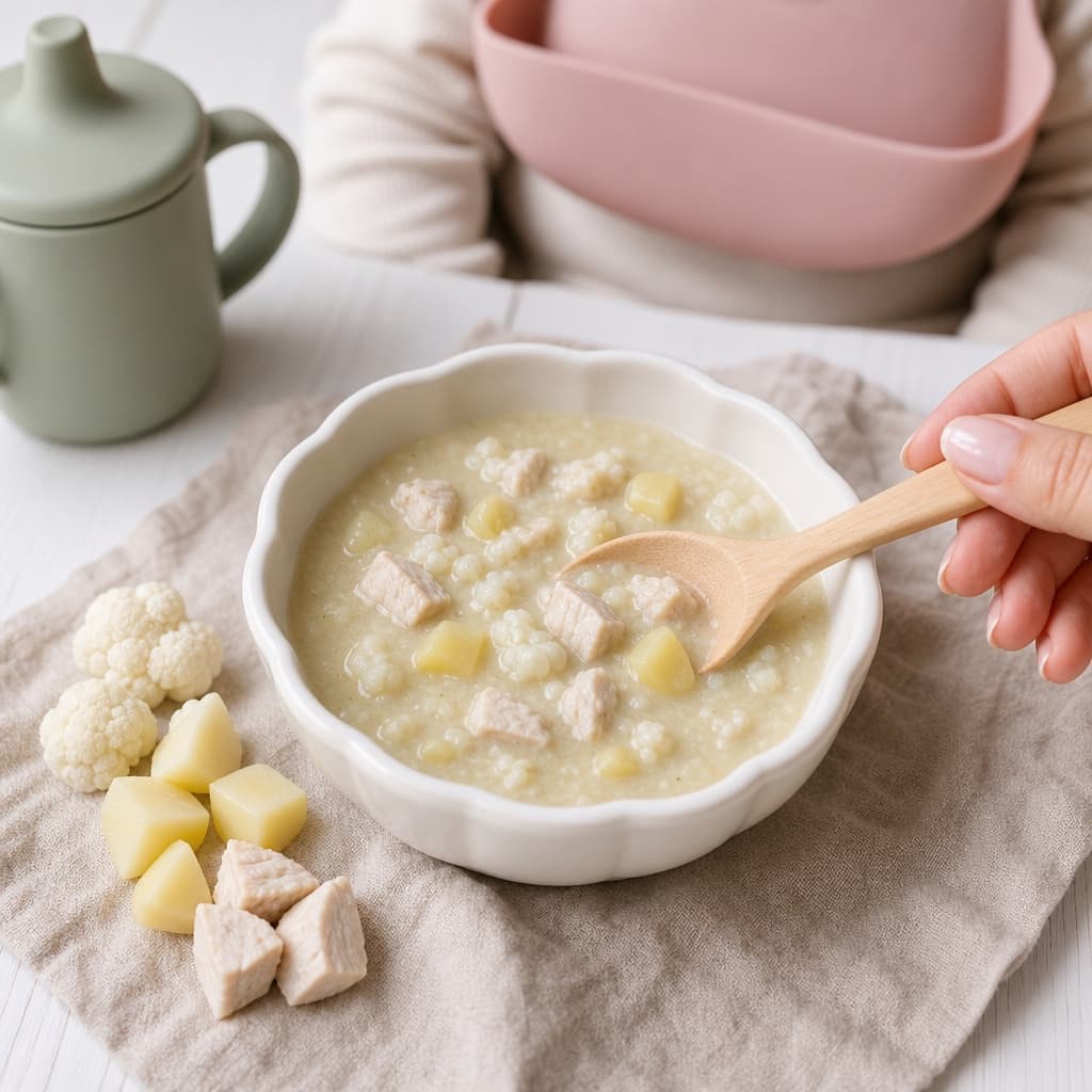 Chicken Cauliflower Potato Soup