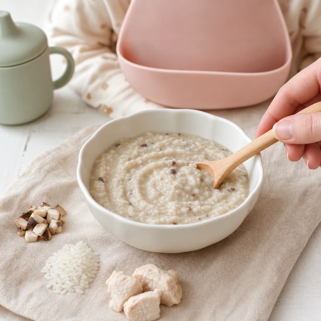 Chicken Mushroom Rice Bowl