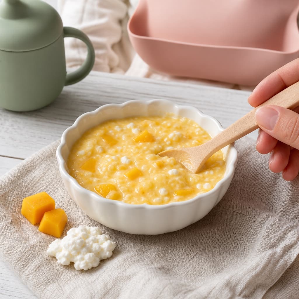 Mango Cottage Cheese Bowl