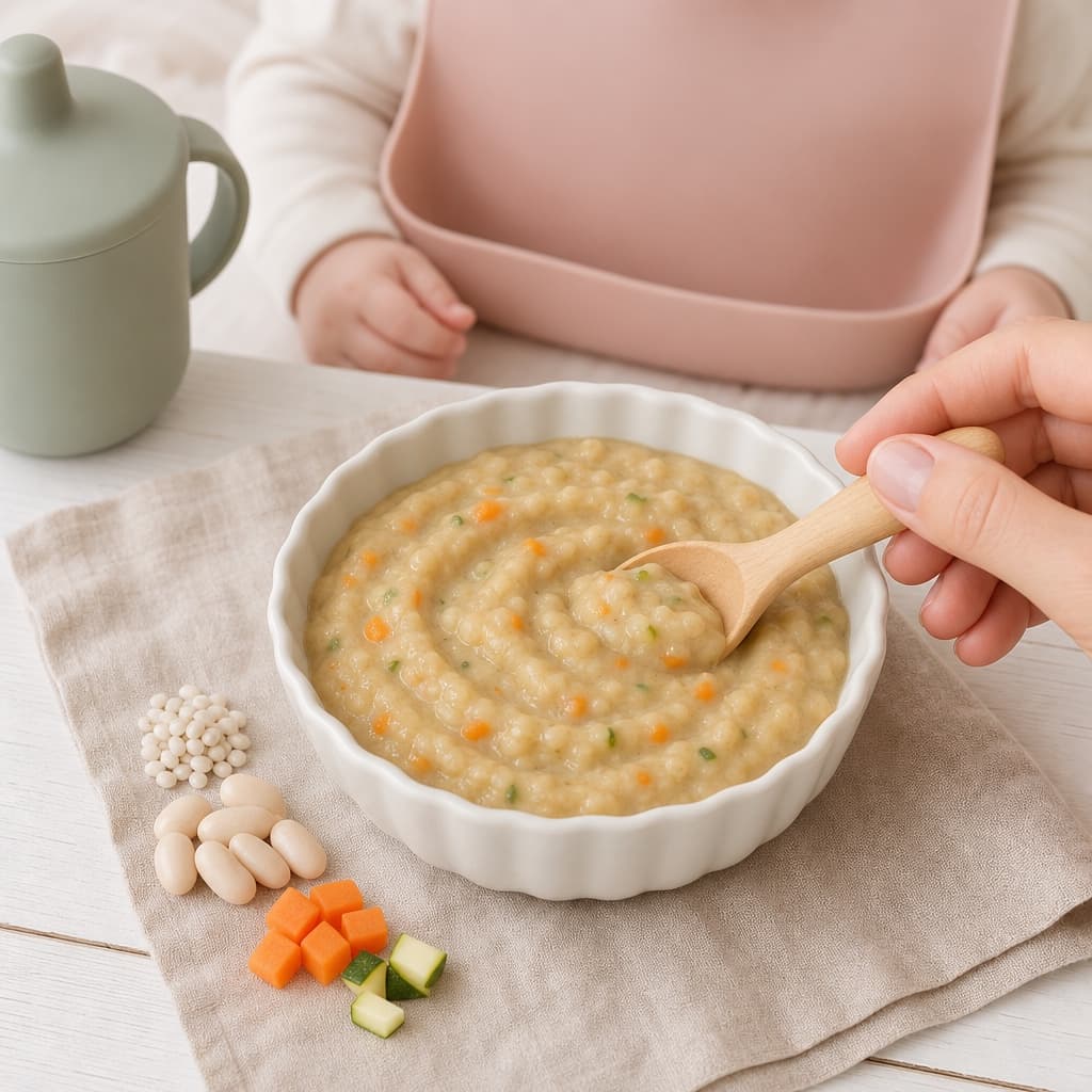 Mild Bean Barley Stew