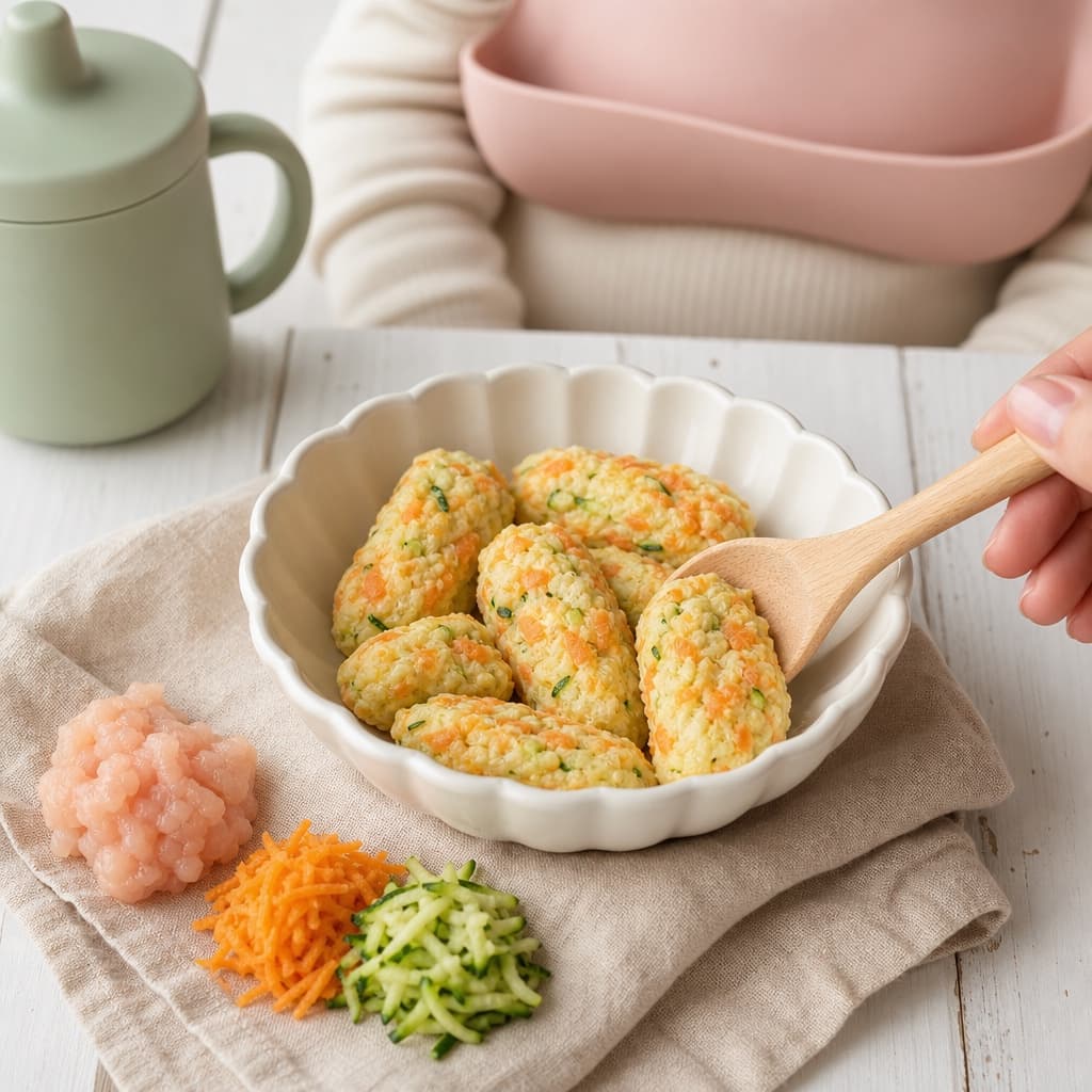 Mini Chicken Couscous Patties