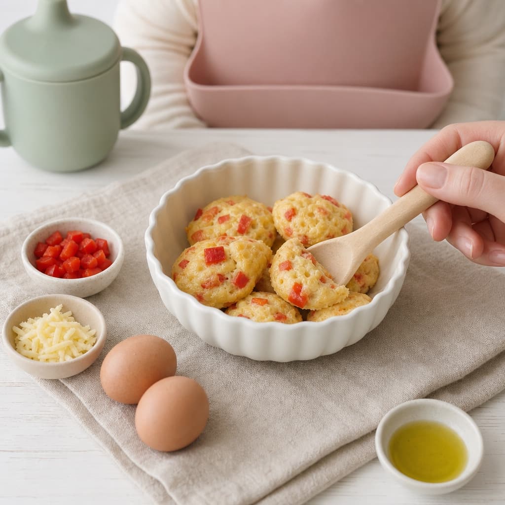 Mini Red Pepper Egg Muffins