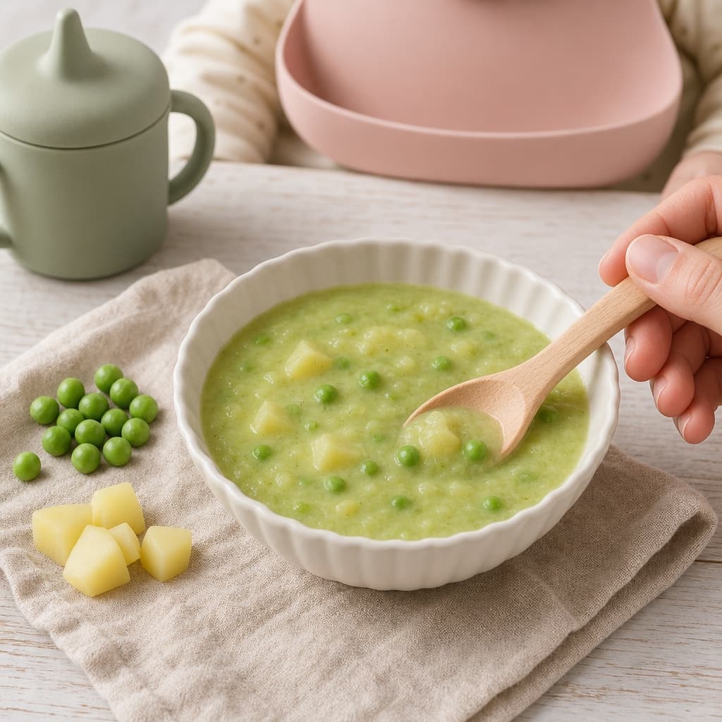 Pea Potato Cream Soup