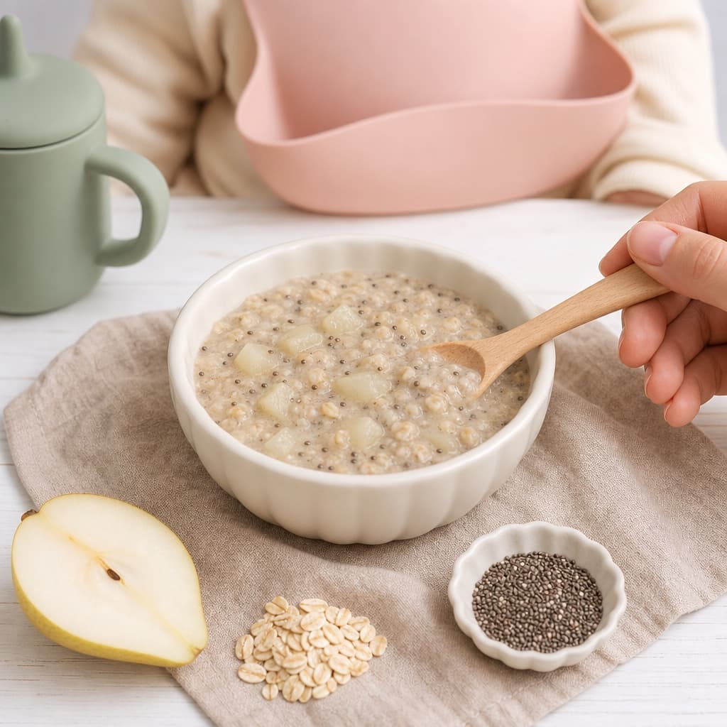 Pear Chia Oat Cream