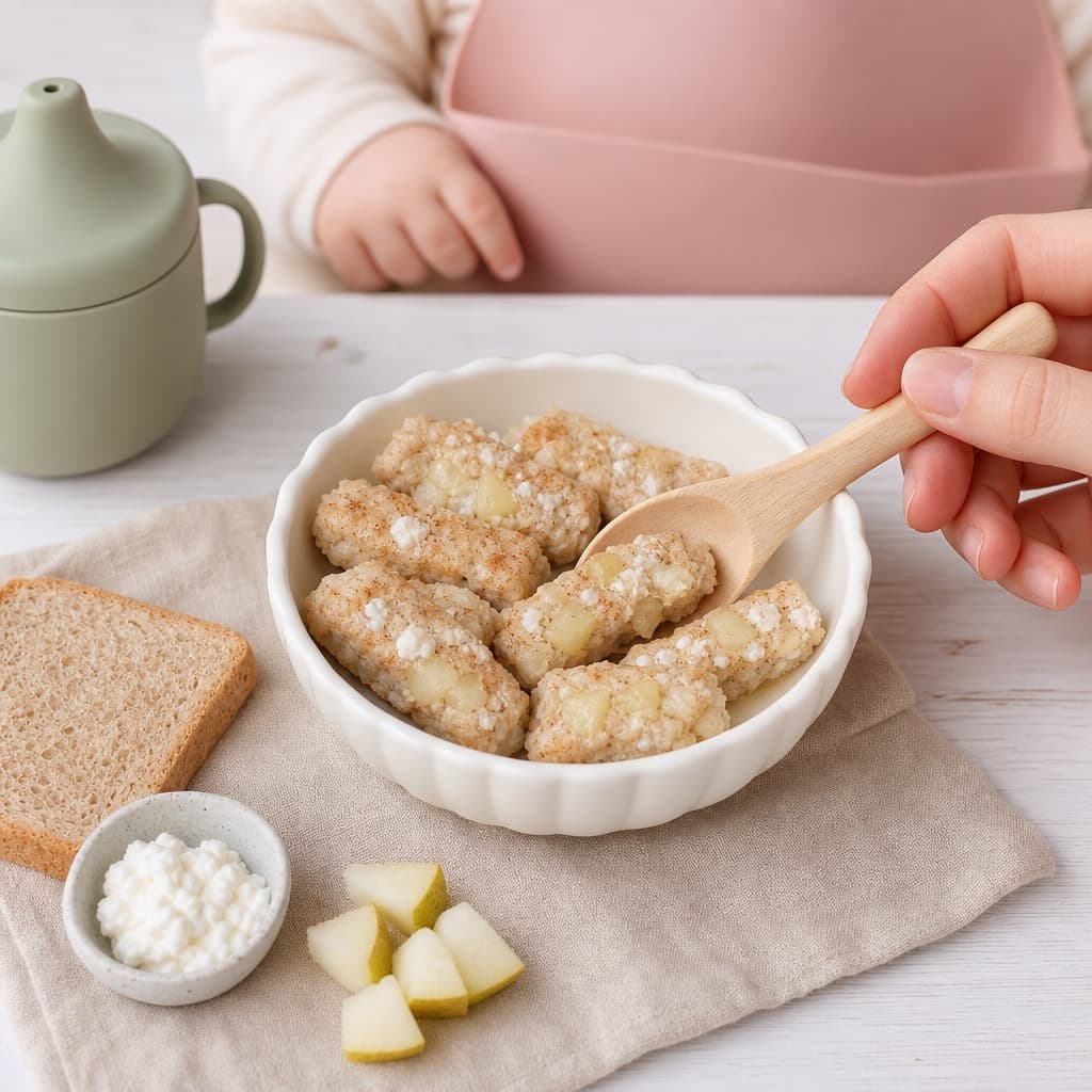Pear Cottage Toast Bites