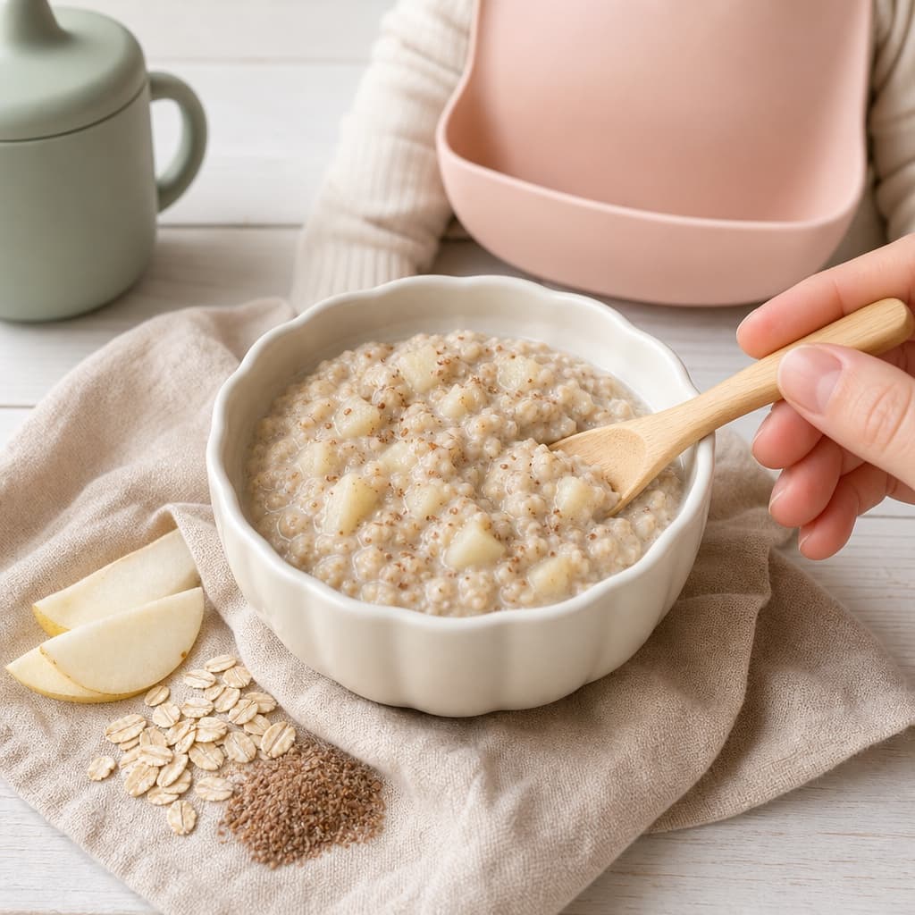 Pear Flax Oat Bowl
