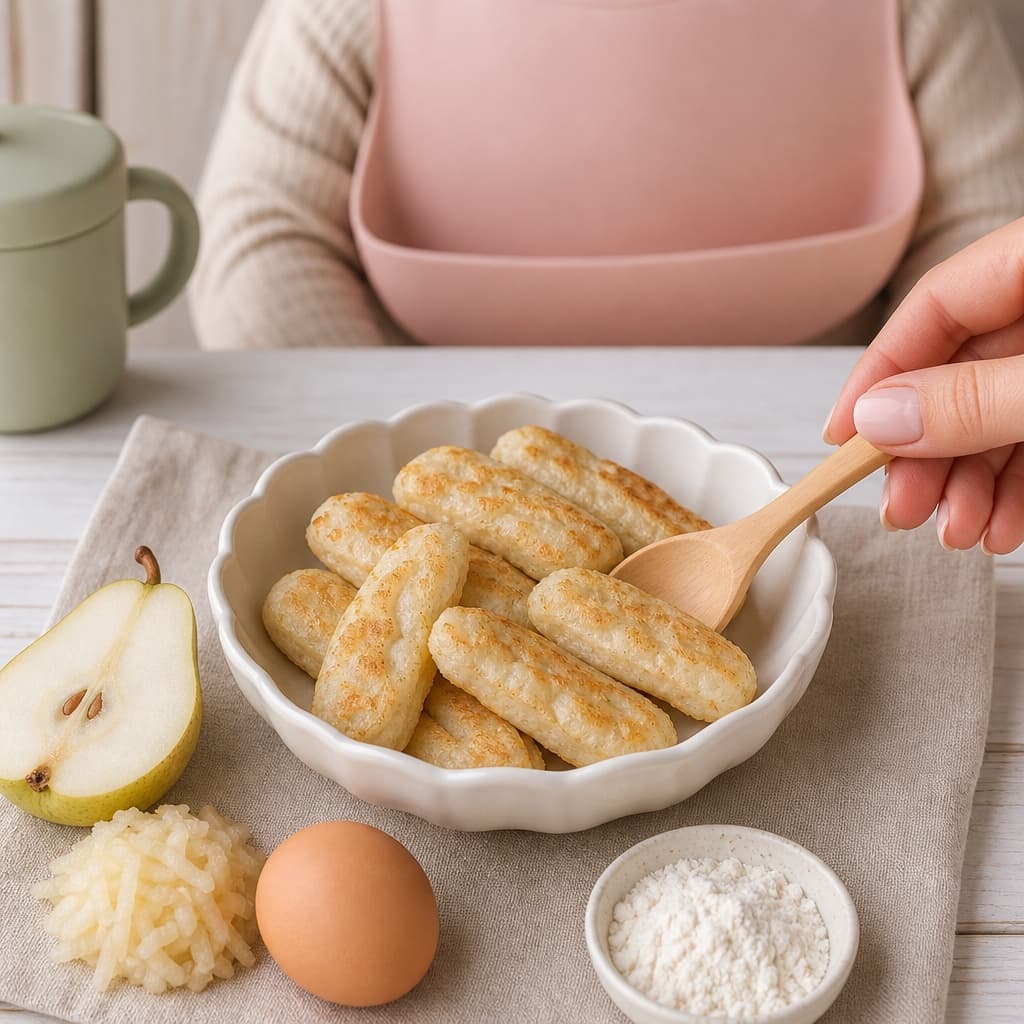 Pear Pancake Bites