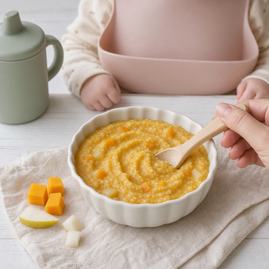 Pumpkin Pear Couscous Bowl