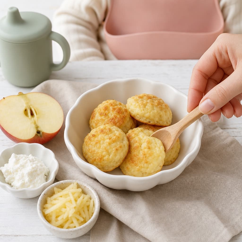 Ricotta Apple Mini Cakes
