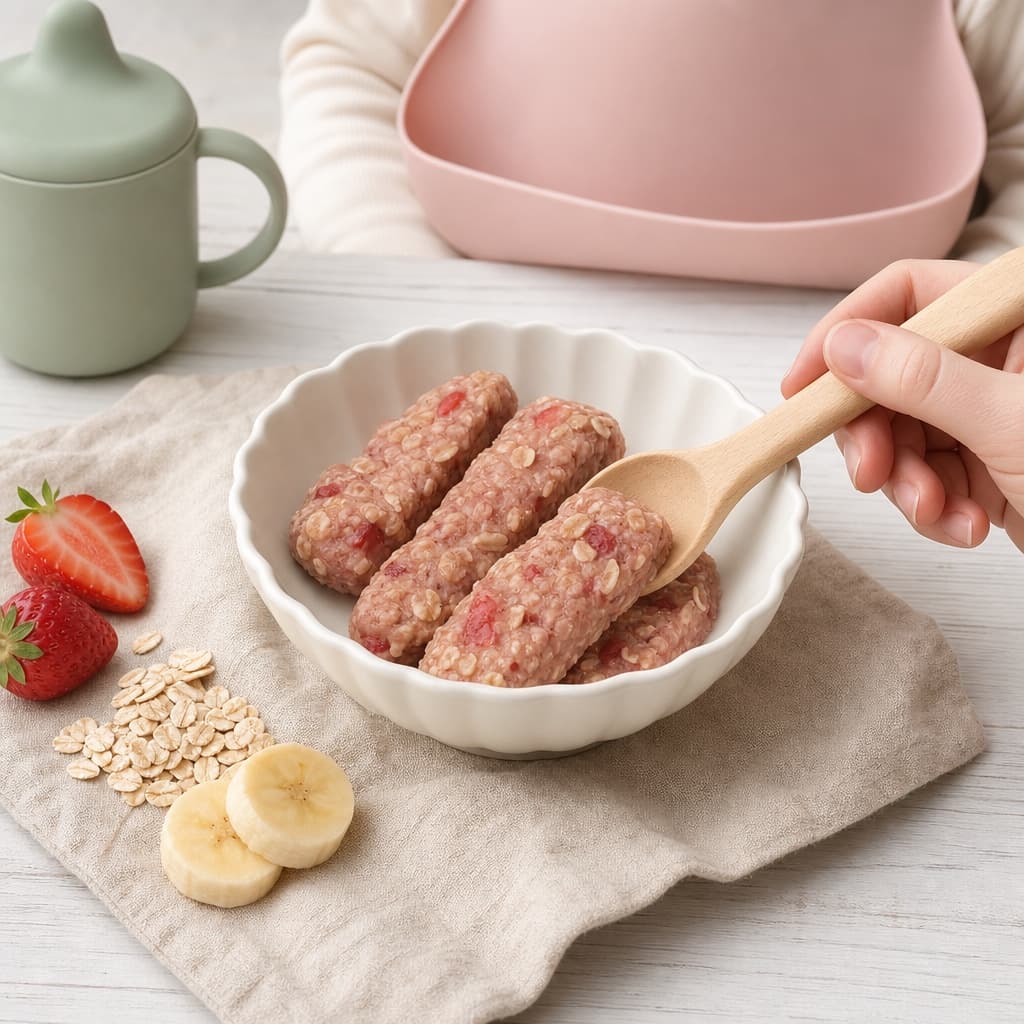 Strawberry Oat Soft Bars