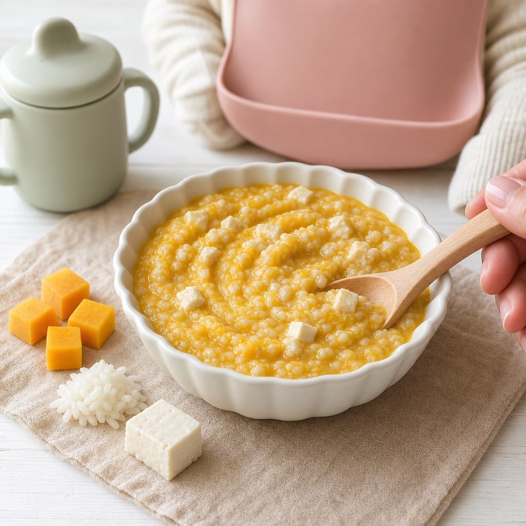 Tofu Pumpkin Rice Dinner