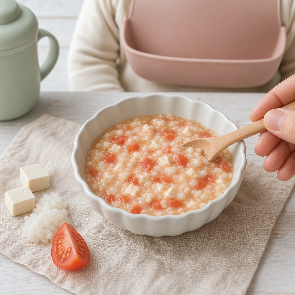 Tofu Tomato Rice Bowl