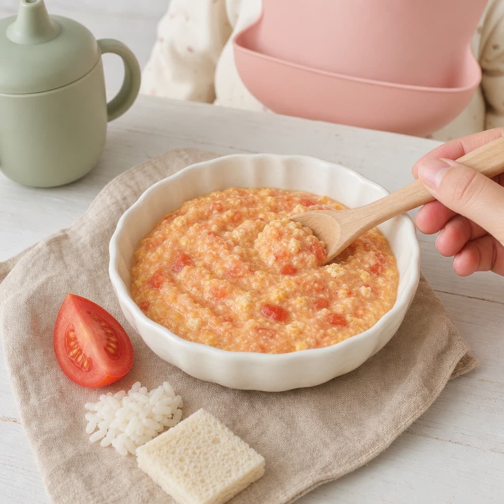 Tomato Egg Breakfast Mash