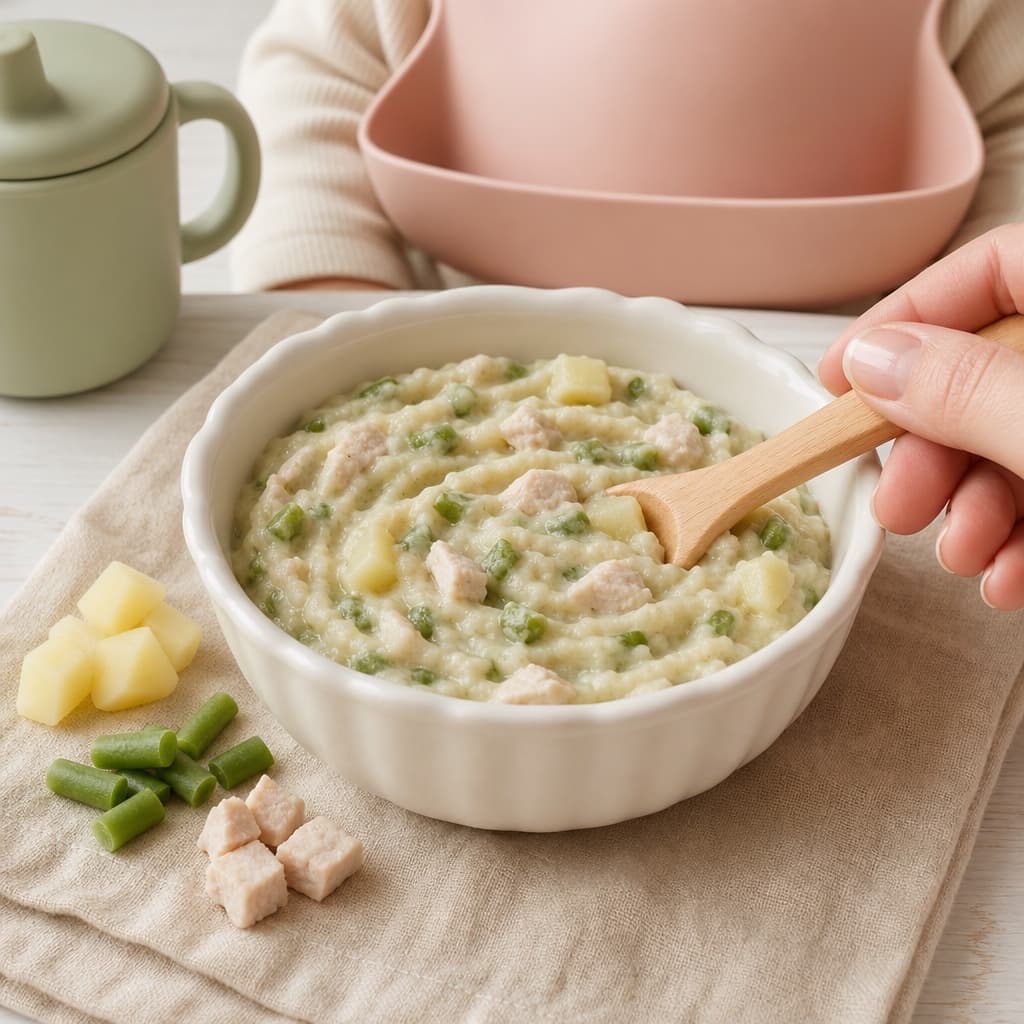 Turkey Green Bean Potato Bowl