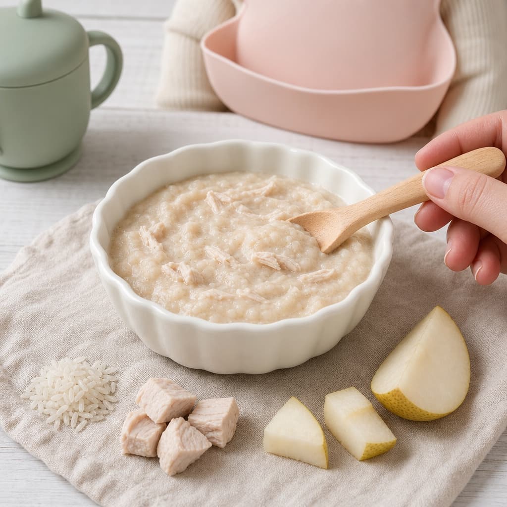 Turkey Pear Rice Mash