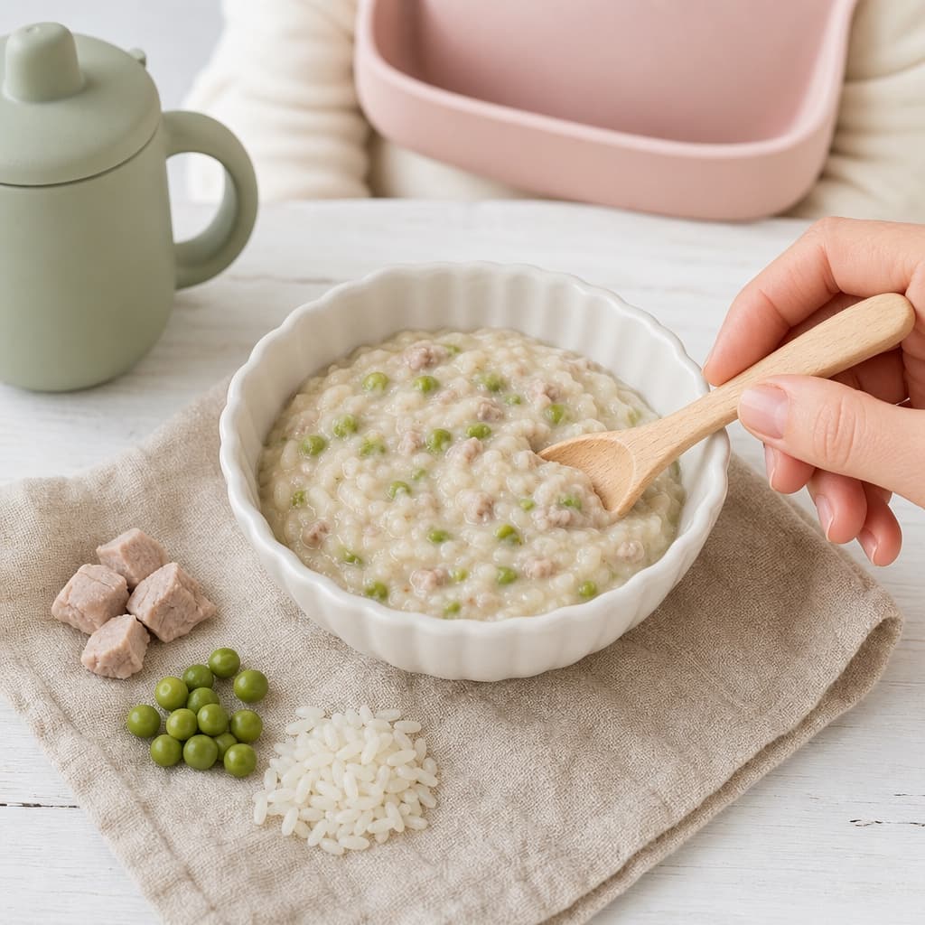 Veal Pea Rice Mash